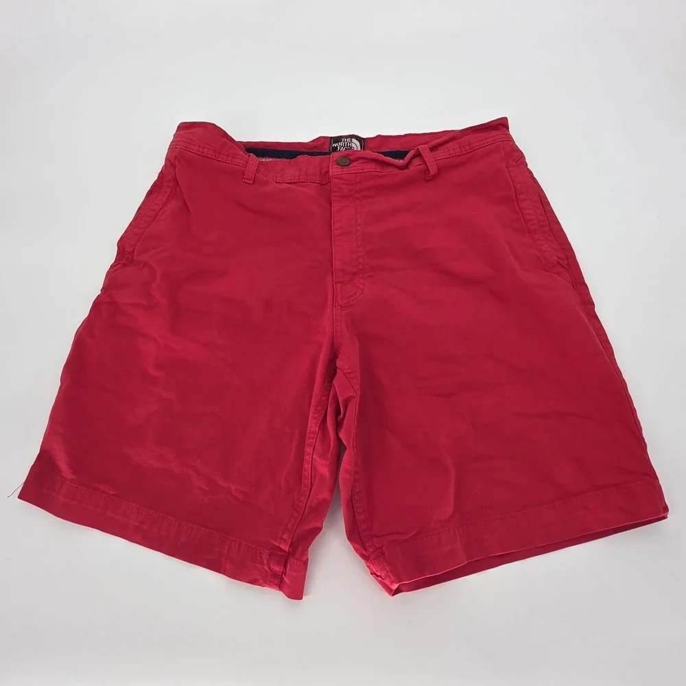 The North Face Shorts Men 36 Red Chino Bermuda 9